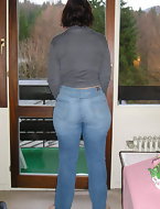 Huge butt in jeans